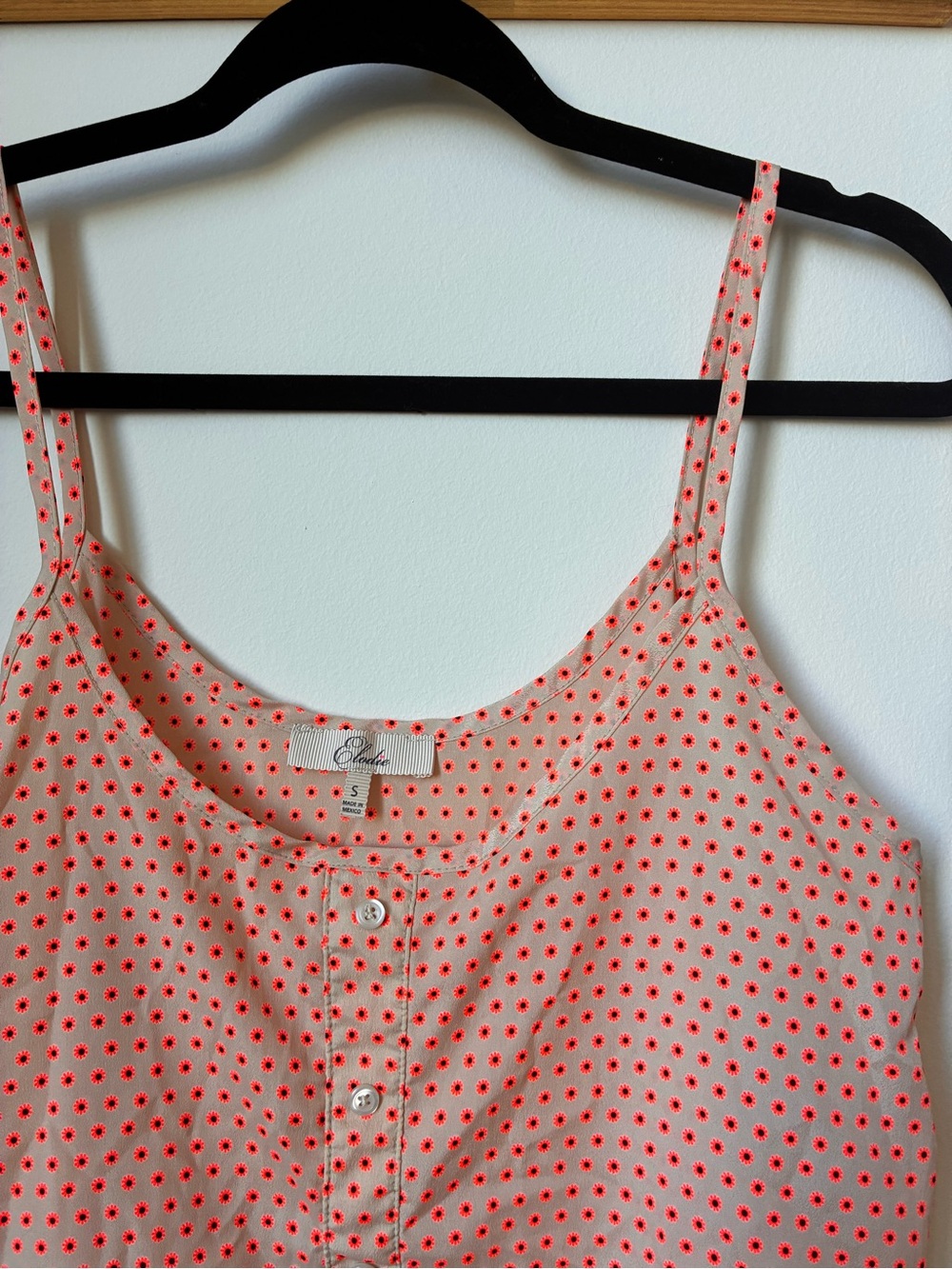 Elodie Button-Front Cami - Picture 2 of 4